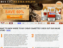 Tablet Screenshot of buycigarettes24h.com